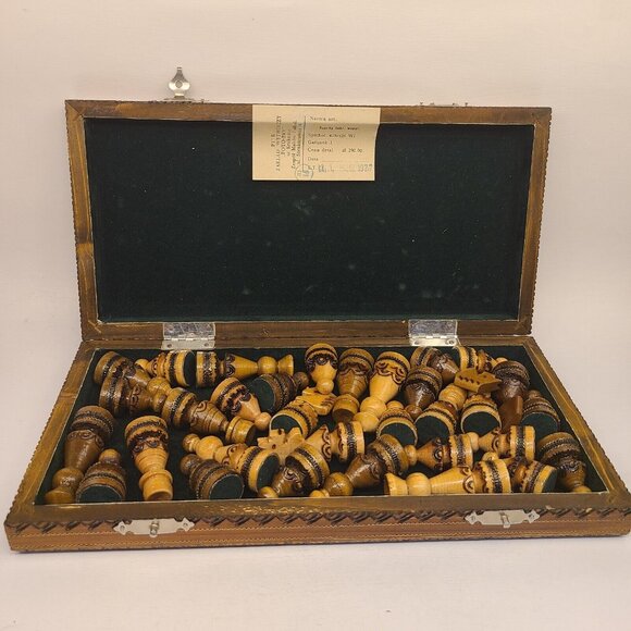 Vintage 1977 PTTK Nazwa Art Foto-Pam Chess Set - Picture 8 of 16